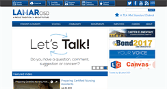 Desktop Screenshot of lcisd.org